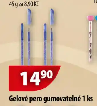 Gelové pero gumovatelné 1ks