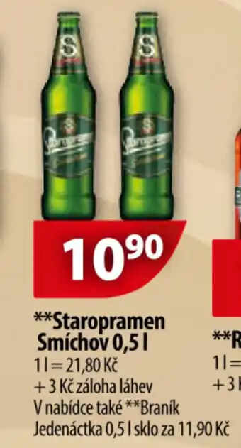 CBA Staropramen Smíchov 0,5l nabídka