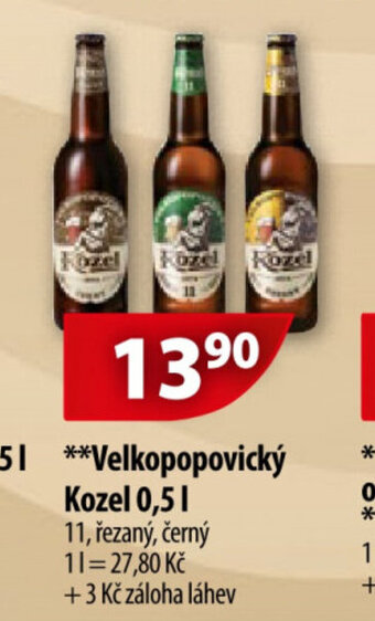 CBA Velkopopovický Kozel 0,5l nabídka