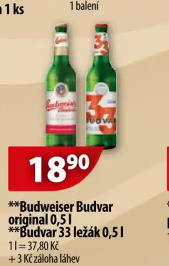CBA Budweiser Budvar 0,5l nabídka