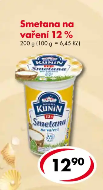 CBA Smetana na vaření 12% 200g nabídka