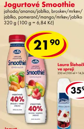 CBA Jogurtové Smoothie 320g nabídka