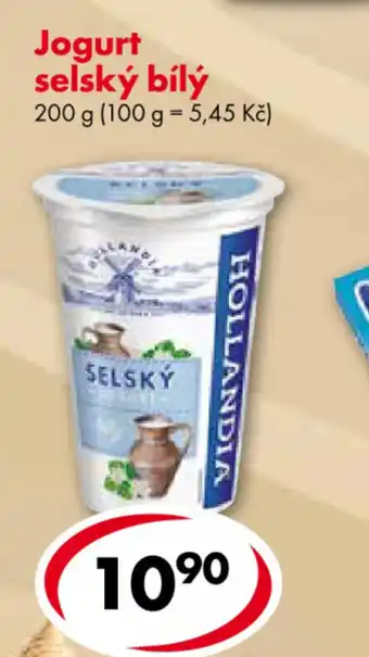 CBA Jogurt selský bílý 200g nabídka