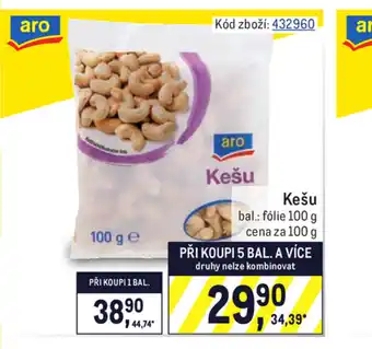 Makro Kešu 100g nabídka