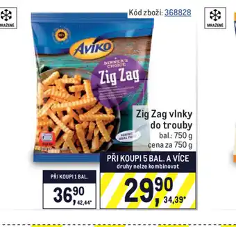 Makro Zig Zag vlnky do trouby 750g nabídka