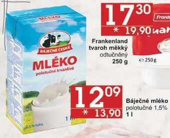 Jip Báječné mléko polotučné 1,5%, 1 l nabídka