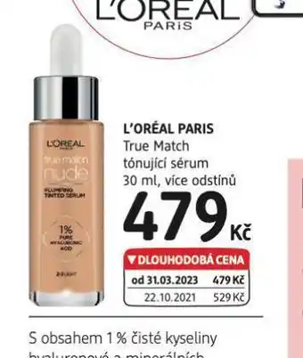 dm drogerie Loreal paris tónující sérum nabídka