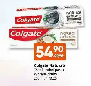 Terno Colgate natural zubní pasta nabídka