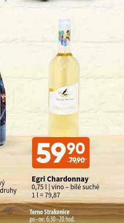 Terno Egri chardonnay nabídka