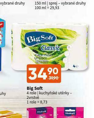 Terno Big soft toaletní papír nabídka