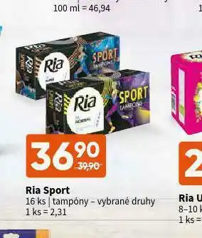 Terno Ria sport tampony nabídka