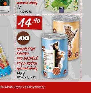 Terno Axi kompletní krmivo pro kočky nabídka