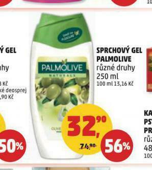Penny Market Palmolive sprchový gel nabídka