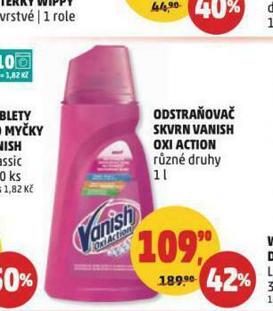 Penny Market Vanish odstraňovač skvrn nabídka