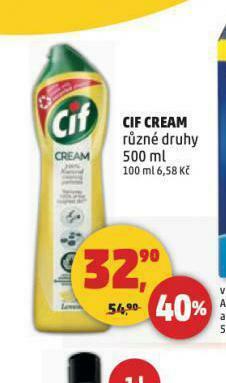 Penny Market Cif cream nabídka