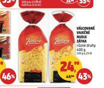 Penny Market Zátkovy vaječné těstoviny nabídka