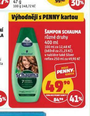 Penny Market Schauma šampon na vlasy nabídka