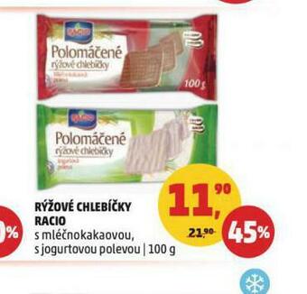 Penny Market Racio rýžové chlebíčky nabídka