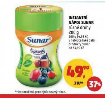 Penny Market Sunar instantní nápoj nabídka