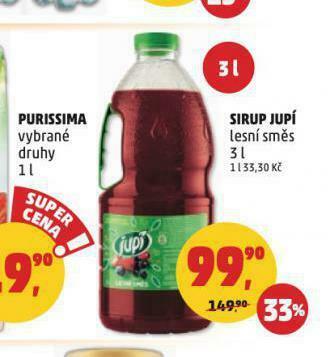 Penny Market Sirup jupí nabídka