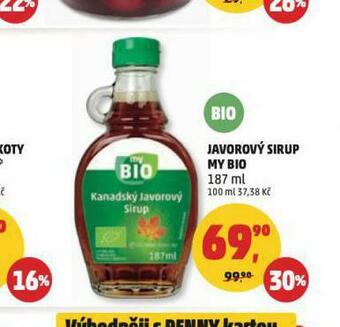 Penny Market Javorový sirup my bio nabídka