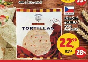 Penny Market Pšeničná tortilla nabídka