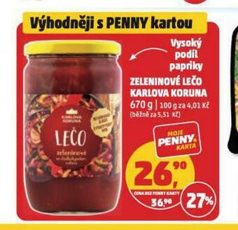 Penny Market Zeleninové lečo nabídka