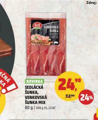 Penny Market Venkovská šunka nabídka