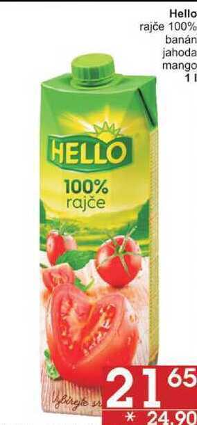 Jip Hello 100% rajče, 1 l nabídka