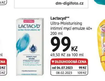 dm drogerie Lactacyd intimní mycí emulze nabídka