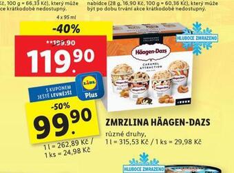 Lidl Haagen-dazs zmrzlina nabídka