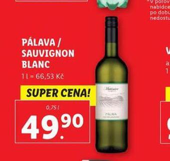 Lidl Sauvignon blanc nabídka