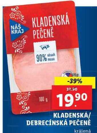 Kladenská/debrecínská pečeně, 100 g
