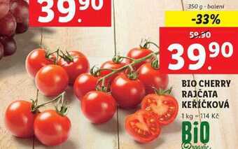 Lidl Bio cherry rajčata keříčková, 350 g nabídka