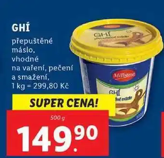 Lidl Ghí přepuštěné máslo, 500 g nabídka