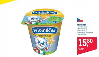 Makro PRIBINÁČEK všechny druhy nabídka