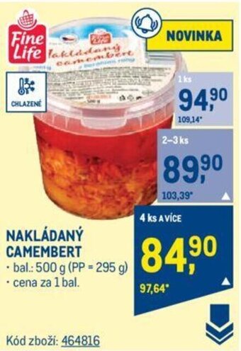 Makro NAKLÁDANÝ CAMEMBERT nabídka