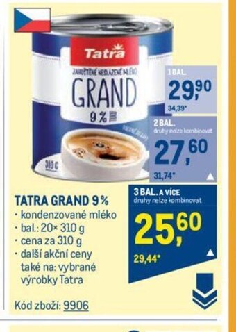 Makro TATRA GRAND 9% nabídka