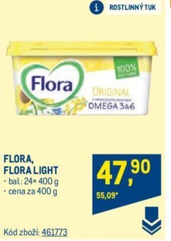 Makro FLORA, FLORA LIGHT nabídka