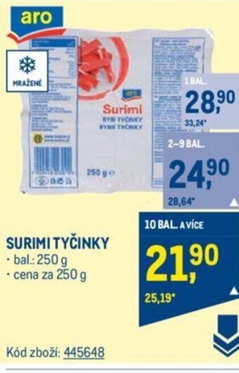Makro SURIMI TYČINKY nabídka