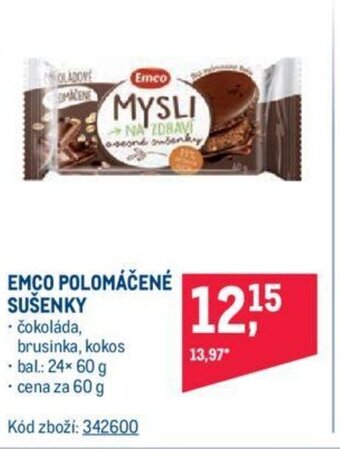 Makro EMCO POLOMÁČENÉ SUŠENKY nabídka