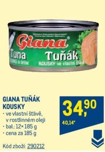 Makro GIANA TUŇÁK KOUSKY nabídka
