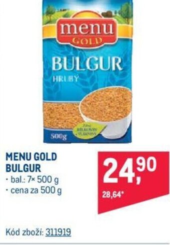 Makro MENU GOLD BULGUR nabídka