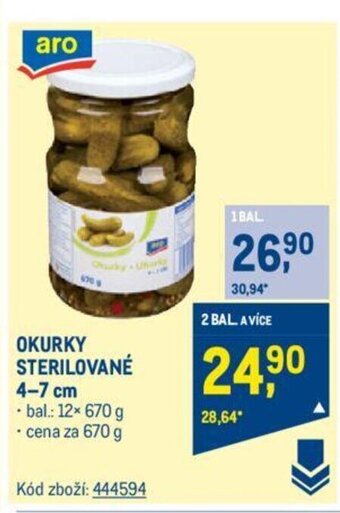 Makro OKURKY STERILOVANÉ 4-7 cm nabídka