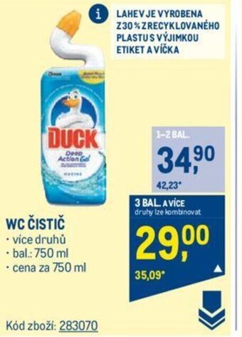 Makro WC ČISTIČ nabídka