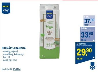 Makro BIO NÁPOJ BARISTA nabídka