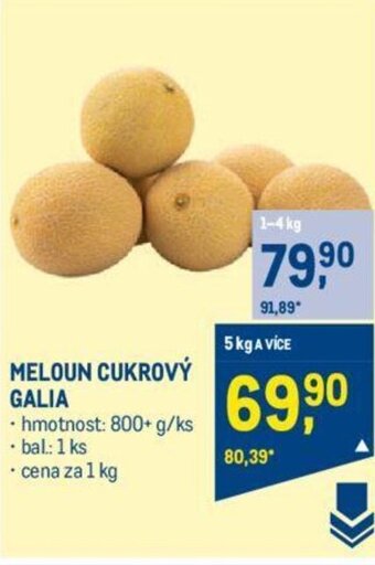 Makro MELOUN CUKROVÝ GALIA nabídka