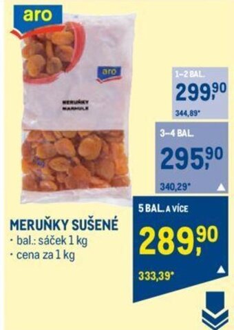 Makro MERUŇKY SUŠENÉ nabídka