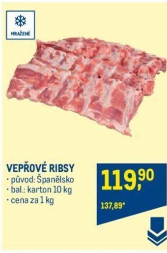 Makro VEPŘOVÉ RIBSY nabídka