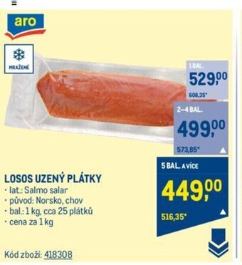 Makro LOSOS UZENÝ PLÁTKY nabídka